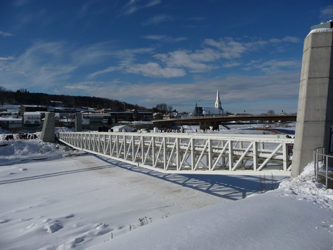 Passerelle de l'Île Ronde à Beauceville