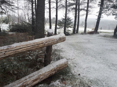 Neige en campagne !!