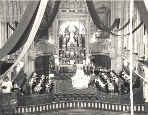 Église St-Georges Ouest dans les années 50